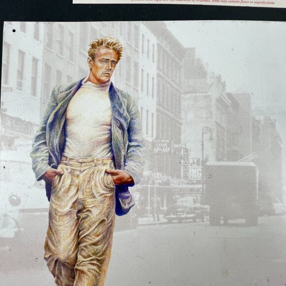 Vintage James Dean Metal Tin Poster Retro New York City by Nostalgic Metal Signs - Picture 3 of 5